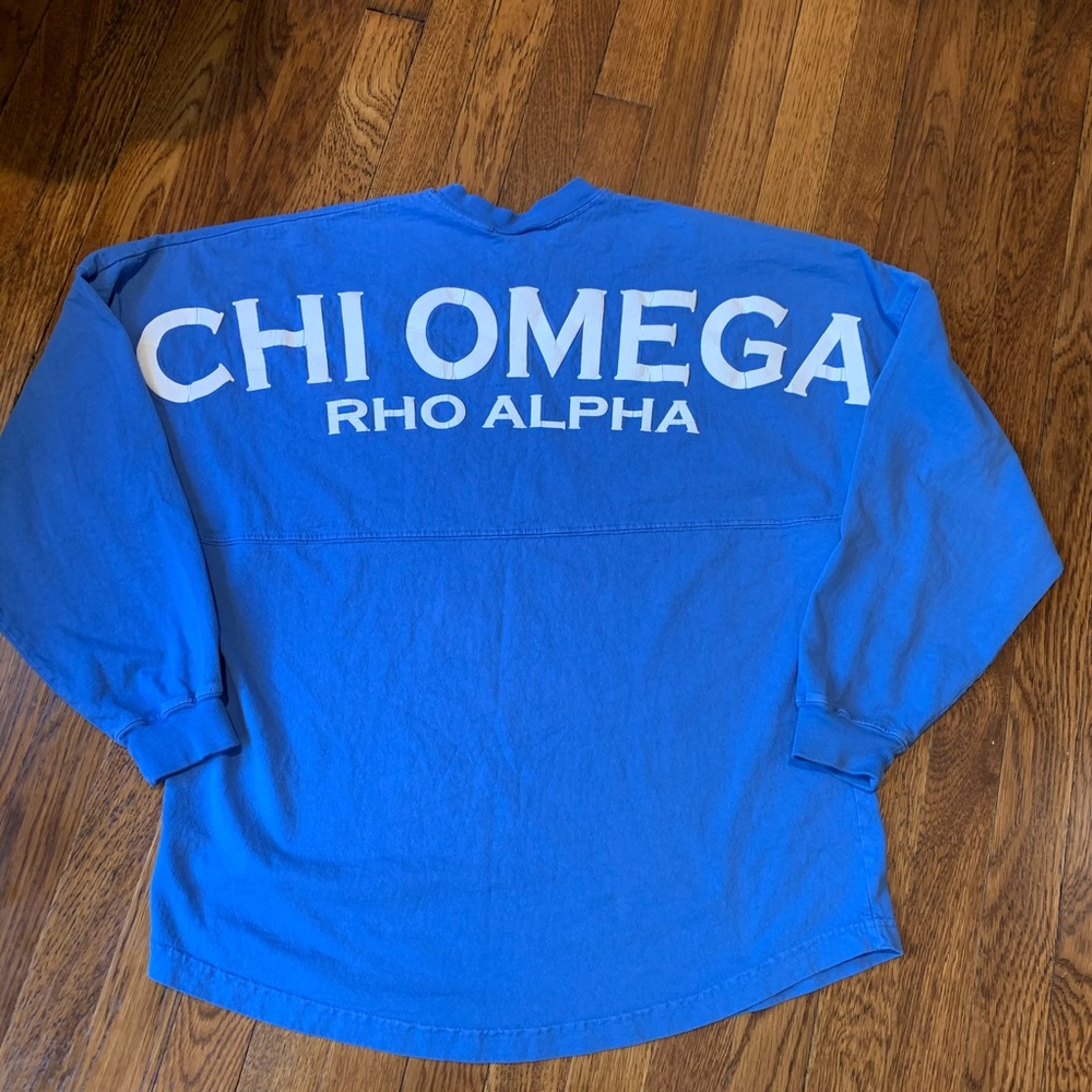Chi Omega 3/4 Sleeve T-Shirt Size M